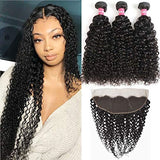 WENYU Kinky Curly Clip in Hair Extensions Human Hair For Black Women 8A Brazilian Real Remy Hair 3C 4A Kinkys Curly Human Hair Clip ins Natural Black Color 120g(14 Inch, Curly Clip in Hair Extensions) : Beauty