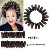 BENIHAIR Synthetic Braiding Hair Jamaican Bounce Crochet Braiding Hair Spring Twist Hair Ombre Braiding Hair Extension For Women