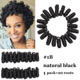 BENIHAIR Synthetic Braiding Hair Jamaican Bounce Crochet Braiding Hair Spring Twist Hair Ombre Braiding Hair Extension For Women