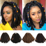 Bella Dreadlocks Faux Locs Braiding With Color Line Hair Extensions Synthetic Dreadlock Jumbo 12‘’ 12Strands BOBBI BOSS BAE LOCS